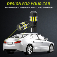 Ampoules LED JiaChi T10 Canbus W5W 168 501 194 192 sans erreur, sans polarité, universelles pour feux de brouillard intérieurs de voiture, blanc, DC 12-24V