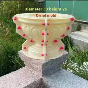 Molde para Macetas de Estilo Europeo con Columna Romana y Plantilla de Modelo Arquitectónico para Decoración de Barandillas de Balcón y Villas - Product Image 6
