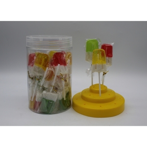 Tùy Chỉnh Handmade Kẹo Cứng Đầy Màu Sắc Phẳng Lollipop Trang Trí Giáng Sinh Swirly Ngon Vòng Swirl Lollipop - Product Image 2