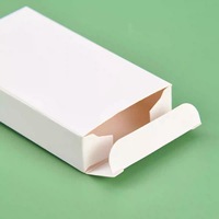 Boîte d'expédition en carton blanc sur mesure avec matériaux recyclés, pelliculage brillant, gaufrage, emballage cadeau de luxe, insert en mousse personnalisé
