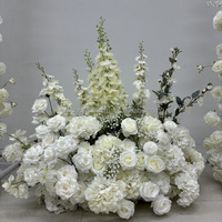 Bouquet de fleurs artificielles élégant et lisse pour événements de mariage, allées, scènes, décorations de sol