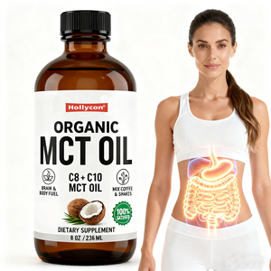 Venta al por mayor OEM Boost Energy Support Gut Health <span class=keywords><strong>Keto</strong></span> Diet Nutrition Supplement Coconut MCT C8 C10 Oil MCT Oil C8 MCT Oil - Product Image 1