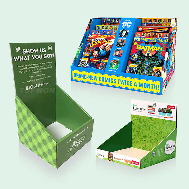 Carton Product Custom Shop Store Retail Cardboard Counter Display PDQ ...