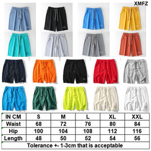 Pantalones cortos <span class=keywords><strong>de</strong></span> hombre con cordón personalizados al por mayor, pantalones cortos <span class=keywords><strong>de</strong></span> algodón estampados, ropa <span class=keywords><strong>de</strong></span> calle lisa, pantalones cortos con cintura elástica para hombre - Product Image 3