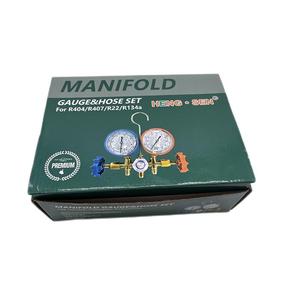 Jauge de collecteur AC 3 voies bon marché utilisée pour R22 R134A R404A R410A barre de réfrigérant/échelle Psi 3 pièces tuyau de charge 36Ft - Product Image 1