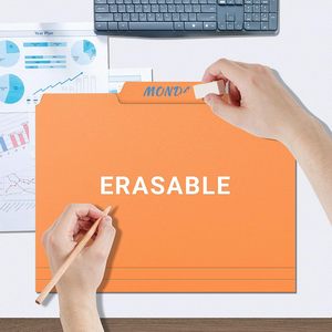 Thư mục <span class=keywords><strong>A4</strong></span> Văn phòng phẩm kích thước với 1/3 Cắt nhãn vật tư văn phòng Tủ chứa các tập tin của màu sắc khác nhau thư mục - Product Image 6