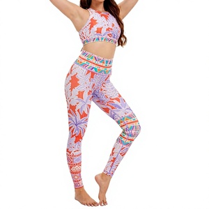 Leggings de Yoga Transpirables Estampados para Mujer, Tallas Grandes, Cintura Alta, con Logo, Sin Costuras, Pantalones Deportivos de Secado Rápido para Entrenamiento - Product Image 1