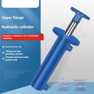 <span class=keywords><strong>Cylindre</strong></span> hydraulique à double effet en <span class=keywords><strong>fonte</strong></span>, sur mesure, 5 et 10 tonnes, avec bride, tige de piston supérieure non standard 63, fourni par les fabricants - Product Image 5