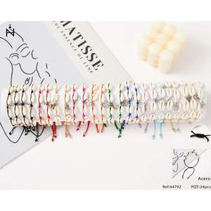 Pulseras de Cuentas de Acero, 24 Piezas, Coloridas, Estilo Bohemia, Unisex, Pulsera de Regalo - Product Image 3