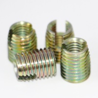 Stainless Steel M2 M3 M4 M5 M6 M8 Slotted Thread Sleeve Screw Self Tapping Threaded Insert