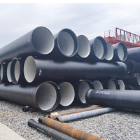 Tuyau en fonte ductile centrifugée certifié ISO2531 EN545 EN598 pour les canalisations d'égouts municipales, dureté 230HB, résistance à la traction 420MPa