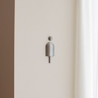 Pièces de signalisation de toilettes minimalistes en métal, accessoires de quincaillerie pour plaques de porte avec icônes homme/femme pour salle de bain
