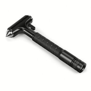 Marteau de sécurité multifonction 4-en-1 pour voiture, brise-vitre et coupe-ceinture de sécurité, kit de survie personnalisé avec logo - Product Image 1