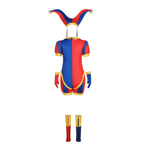 Ensemble de costumes de cosplay Pomni du Cirque Numérique Incroyable, tenue de clown pour Halloween et carnaval - Product Image 5