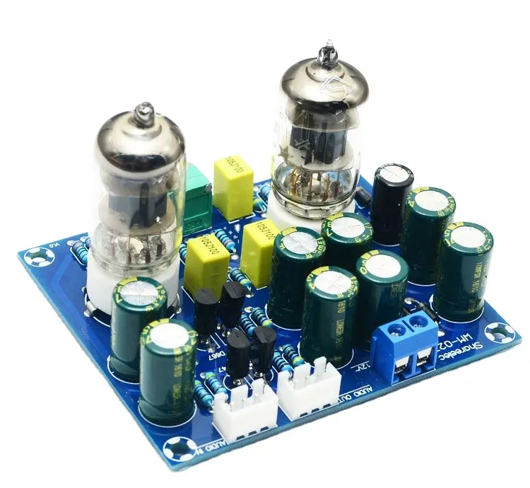 Hifi Vacuum Tube Voorversterker Board Elektronische Klep Versterker Ac12v Diy Kit En Eindproduct