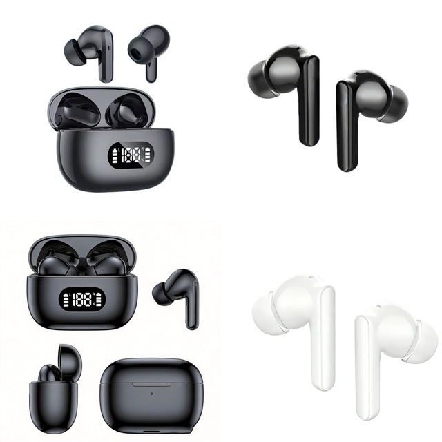 Factory Price Cordless Earbuds Deep Bass Stereo Audio Mic Low Latency Gaming Audio Mode for Travel Office Running Sports