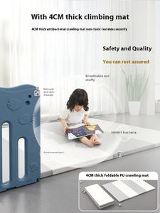 Clôture de protection pour bébé de <span class=keywords><strong>parc</strong></span> intérieur pour enfants avec tapis rampant maison salon paradis clôture pour tout-petits sur le <span class=keywords><strong>sol</strong></span> - Product Image 4