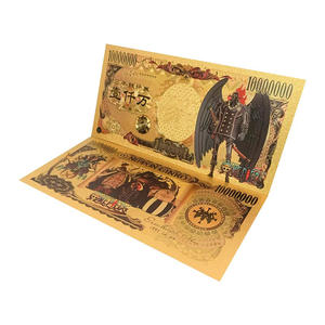 Figurine d'<span class=keywords><strong>action</strong></span> classique d'anime japonais One Piece, Yen Luffy, cartes à collectionner, billet de banque en or pour souvenir, décoration de la maison, cadeaux - Product Image 6