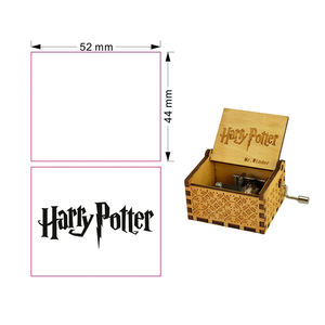 Caja de Música de Madera con Manivela, Grabado Personalizado, para Regalo - Product Image 4