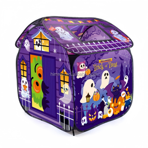 Casa de Juegos Ligera con Temática de Halloween, Plegable, Portátil, para Interiores y Exteriores, Carpa de Juegos para Niños y Niñas - Product Image 1
