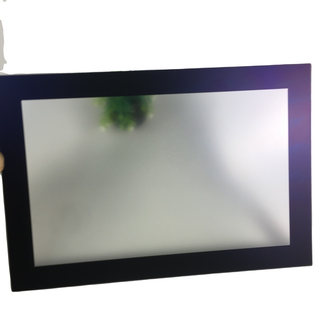 0.7mm 1mm 1.5mm Anti Glare Tempered Glass with Black Silk Printing for LCD Screen Cover