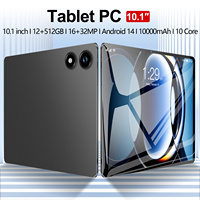 Tablet Ekonomi S7 11 Inci 12GB+512GB 108MP 8000mAh 4G Dual SIM+TF Layar Kapasitif Android 14 5G Multibahasa Model Terbaru