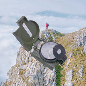 Boussole tactique en plastique durable, étanche, avec cadran luminescent, outil de navigation pour les activités de plein air - Product Image 3