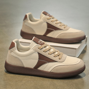 Chaussures de sport allemandes, Nouveau style 2026 pour hommes, Tendance, Polyvalentes, Basses, Décontractées, Antidérapantes, Semelle souple, Plates - Product Image 2