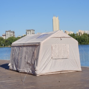 Tenda Gonfiabile Estiva per Famiglie da <span class=keywords><strong>5</strong></span>-8 Persone, 12 Metri Quadrati, Confortevole, con Tetto Alto, per Campeggio all'Aperto - Product Image 1