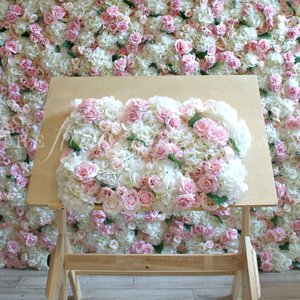 Yunnan, simulation de fond de mariage, fleurs artificielles, décoration de magasin, panneau mural de fleurs - Product Image 1