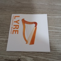 Harpe 19 cordes en bois massif, instrument de harpe lyre à levier antique pour débutant, vente en gros