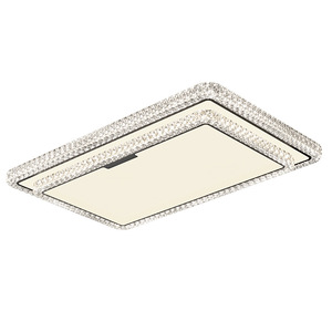 โคมไฟเพดาน LED โมเดิร์นคริสตัลทรงสี่เหลี่ยมสำหรับห้องนั่งเล่นห้องนอนห้องโถงตกแต่งบ้านแสงสว่างอายุการใช้งาน 50000 ชั่วโมง - Product Image 4