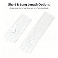 Gants de manucure anti-UV UPF 50+ en gros pour lampe à ongles en gel et outils de manucure