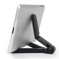 Support de téléphone et tablette pliable multifonctionnel pour bureau, portable, en ABS, utilisation sur bureau