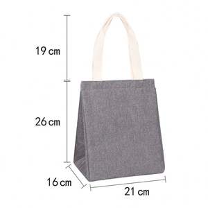 Portable Thickened Plaid Lunch <b>Box</b> Bag Office Worker Student Party Fresh-Keeping Insulation Promotional Tote Bags - Product Image 2