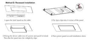 Panneau lumineux <span class=keywords><strong>LED</strong></span> 600*600mm avec grille anti-éblouissement, température de couleur 3000-6000K, garantie 5 ans pour la maison et le bureau - Product Image 6