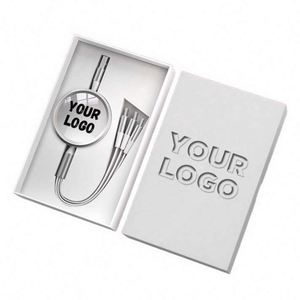 Cheap Retractable 3-In-1 Data Logo 1.5M Multi-Function <b>Micro</b> Multi <b>Usb</b> Type-C Charging <b>Cable</b> - Product Image 1