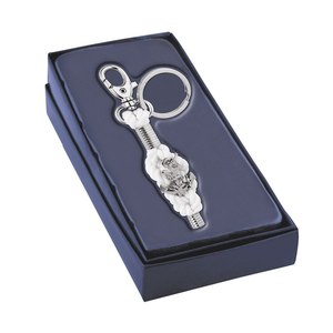 Porte-clés personnalisé en cordon blanc avec motif d'ancrage - Product Image 3