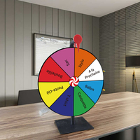 Rueda de Premios Giratoria de Sobremesa con Pantalla Intercambiable, Tamaños Personalizados, Equipo Publicitario, Precio Promocional de Fábrica, ZQ DISPLAY
