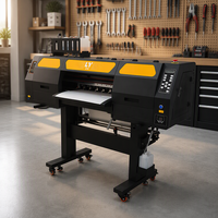 Printer Inkjet Digital DTF Profesional Lainkjet A1 untuk Print Head I3200 4 Head Tinta Pigment untuk Tekstil Pakaian Kustom