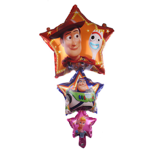 Ts nuevo diseño dibujos animados Toy Story personaje globos de papel de aluminio Buzz Light Year globos de papel de aluminio para Feliz cumpleaños - Product Image 6