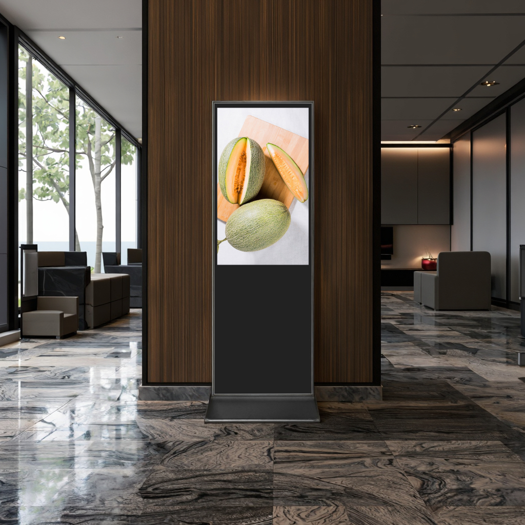 OEM LCD Advertising Display Smart Digital Signage Kiosk Floor Standing Billboard Screen LCD Advertising Player for Wedding Venue