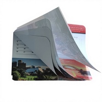 Kalender Bisnis Promosi Iklan Murah Modern Desain Halaman Putar dengan Permukaan PVC Transparan yang Dapat Disesuaikan dan Alas EVA Keras