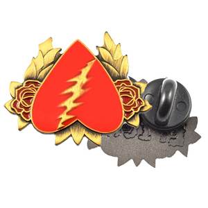 Distintivi smaltati personalizzati dal Design creativo spille a cuore <span class=keywords><strong>Mr</strong></span> And Miss san valentino Lovers Gift spilla Souvenir di nozze Pin - Product Image 5