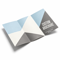 Brochures marketing pliées en couleur, profils d'entreprises, catalogues, promotion de la marque, impression de brochures personnalisées
