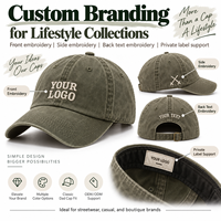 Casquette de baseball personnalisée délavée style vintage, casquette ajustable à visière incurvée avec logo brodé, 14 couleurs, vente en gros en vrac