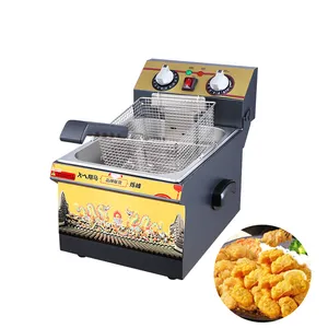15L Commercial Single cylinder electric fryer Single Tank Chicken Fryer Machine