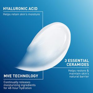 Crème hydratante en gros 8 oz pour peaux normales à sèches avec céramides et acide hyaluronique, usage quotidien visage et corps - Product Image 6