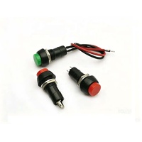 Interrupteur à bouton-poussoir Wintai-Tech 12V, interrupteur de démarrage à bouton-poussoir 12 mm, momentané ou verrouillable