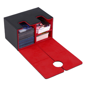 200 + chơi game PU da bìa giao dịch trò chơi thẻ da các tông giao dịch lưu trữ thẻ Yugioh hộp boong - Product Image 5